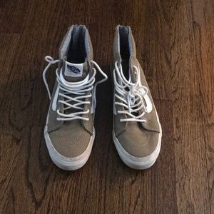 Vans in taupe color